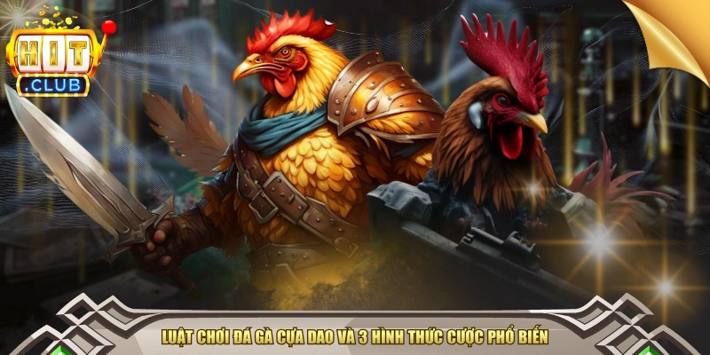 Luật Chơi Đá Gà Cựa Dao Và 3 Hình Thức Cược Phổ Biến